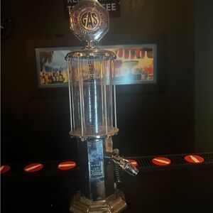 Vintage Gas Pump Liquor Dispenser